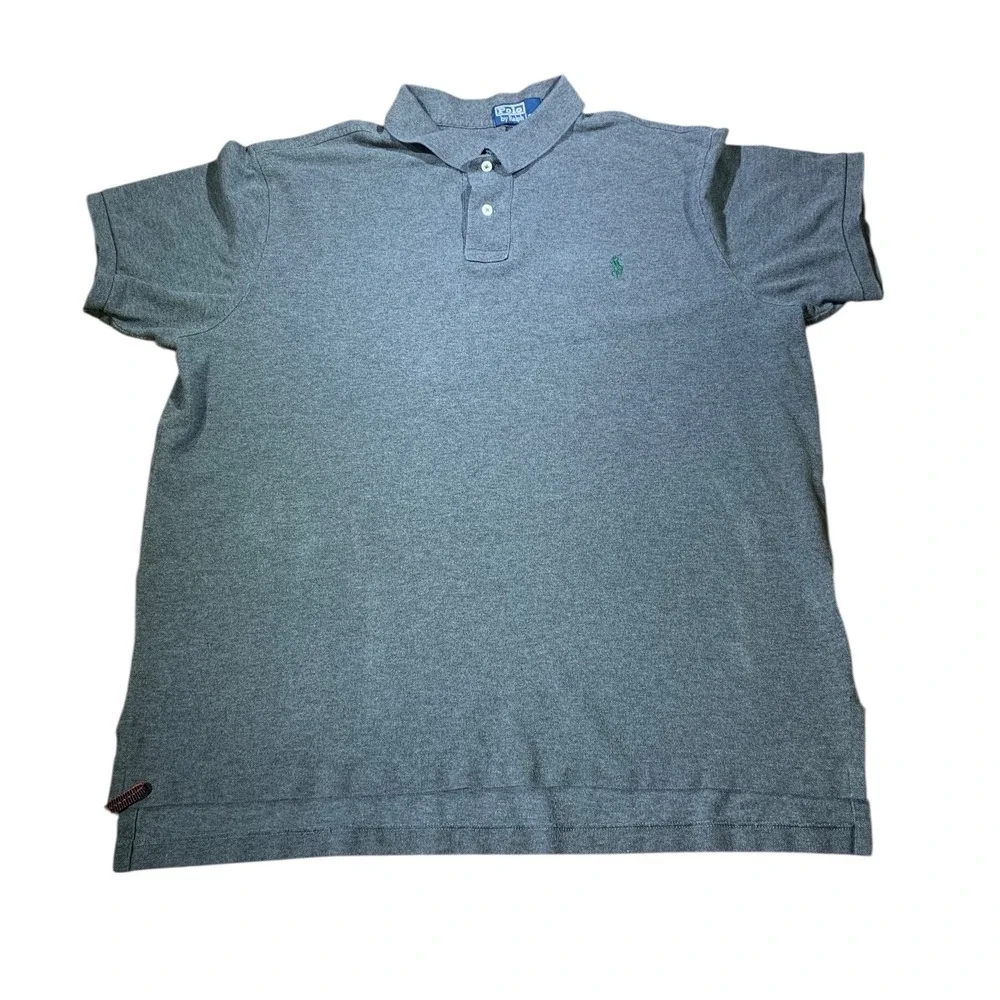 Polo Ralph Lauren XXL Gray Custom Fit Polo‎ Shirt Short Sleeve